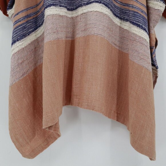 Elevenses Shoreline Kimono Cardigan Womens XS/S Peach Boho Western Beach Coastal - Picture 16 of 16